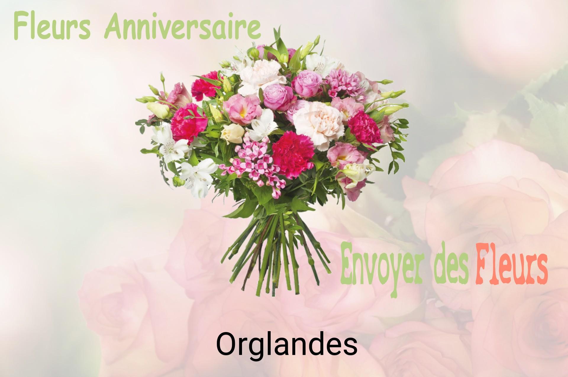 Bouquet de fleurs d’anniversaire livré à Orglandes